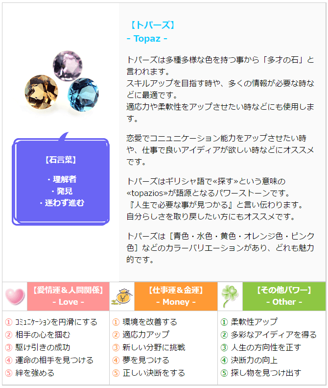 11月26日生まれのパワーストーン【意味】